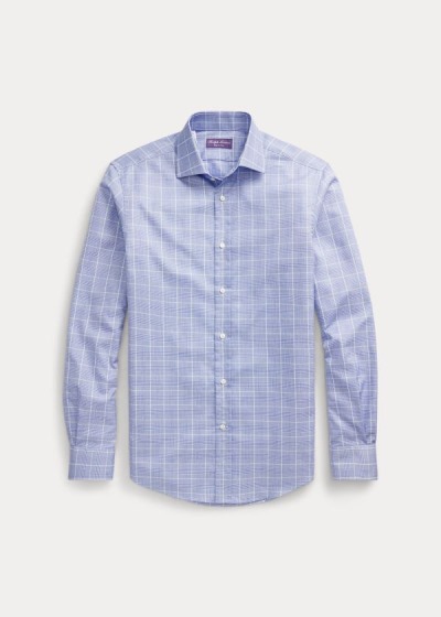 Camisa Ralph Lauren Hombre Azules - Glen Plaid Twill - IZNBR6180